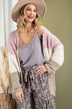 Load image into Gallery viewer, Maxi Colorblock Open Front Cardigan
